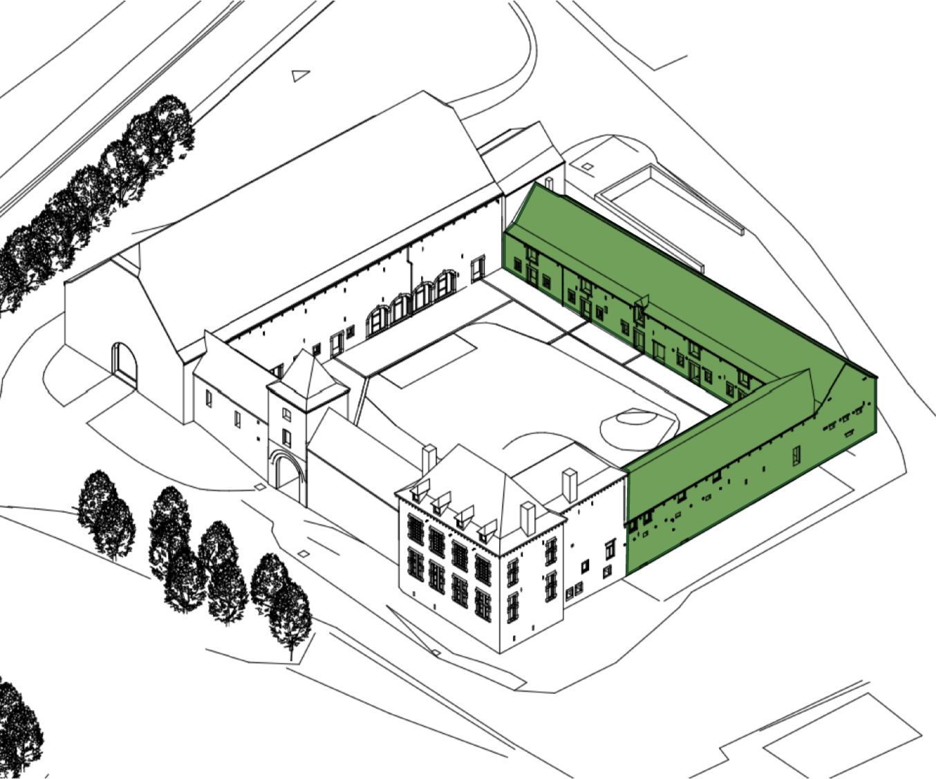 Hulplanche - Plan du pôle Habitat